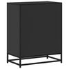 vidaXL Book Cabinet Black 60x35x76 cm Engineered Wood