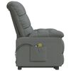 vidaXL Electric Massage Chair Dark Grey Fabric