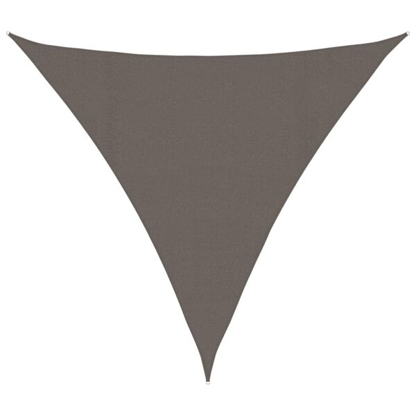 vidaXL Sunshade Sail 160 g/m² Anthracite 4.5x4.5x4.5 m HDPE
