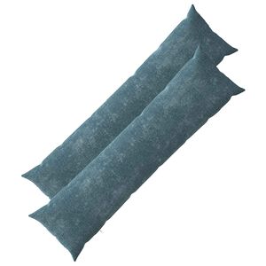 vidaXL Cushion Cover 2 pcs HEERLEN Blue 40 x 145 cm Chenille Fabric