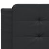 vidaXL Bed Frame with LED without Mattress "Zadar" Black 200x200 cm