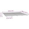 vidaXL Bed Frame without Mattress White 160x200 cm Solid Wood Pine