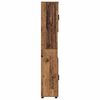 vidaXL Bathroom Cabinet with Storage Old Wood 30 x 35 x 192 cm