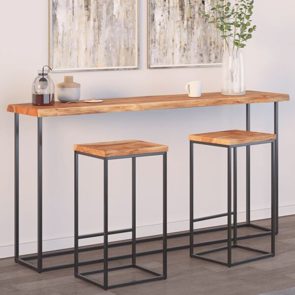 vidaXL Table Top 180x40x2.5 cm Rectangular&nbsp;Solid Wood Acacia Live Edge