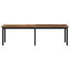 vidaXL Bench Old Wood 160 x 35 x 45 cm Engineered Wood