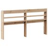 vidaXL Headboard with Shelves 140 cm Solid Wood Pine