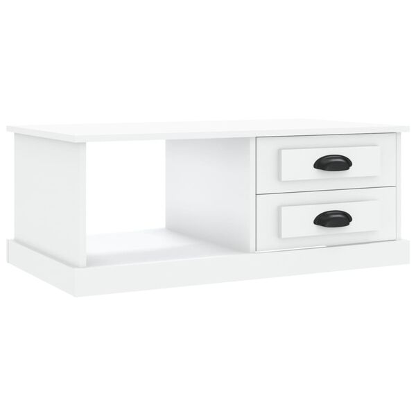 vidaXL Coffee Table White 90x50x35 cm Engineered Wood
