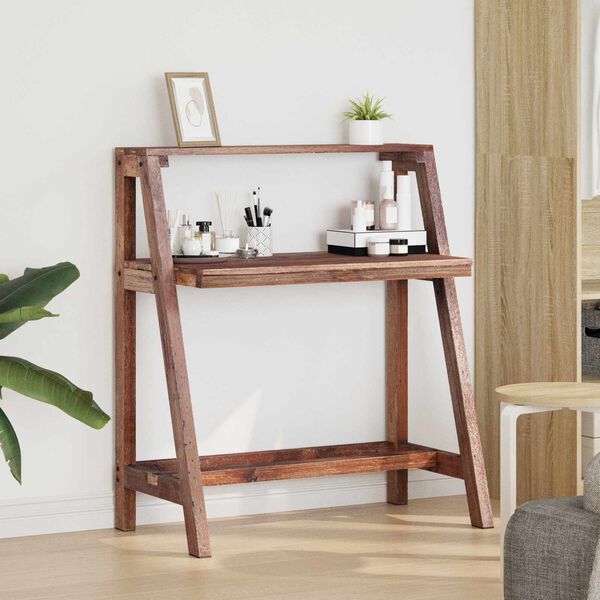 vidaXL Desk Brown 90 x 50 x 103 cm Solid Reclaim Wood