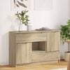 vidaXL Sideboard Sonoma Oak 100 x 30 x 65.6 Engineered Wood