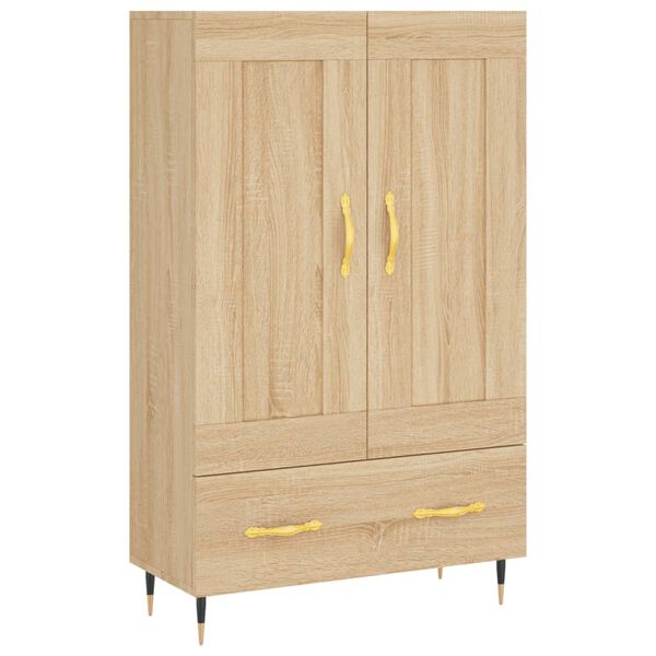 vidaXL Highboard Sonoma Oak 69.5x31x115 cm Engineered Wood