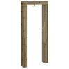 vidaXL Outdoor Shower 226 cm Impregnated Pine Wood and Stainless Steel