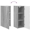 vidaXL TV Cabinet Set 4 pcs Grey Sonoma Engineered Wood