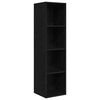 vidaXL TV Cabinet Set Wall-mounted 3 pcs Black Oak Engineered Wood