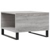 vidaXL Coffee Table Grey Sonoma 55x55x36.5 cm Engineered Wood