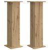 vidaXL Plant Stand 2 pcs Artisan Oak 30.5 x 30 x 100.5 cm