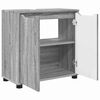 vidaXL Bathroom Basin Cabinet with Shelf Grey Sonoma 60 x 30 x 60 cm