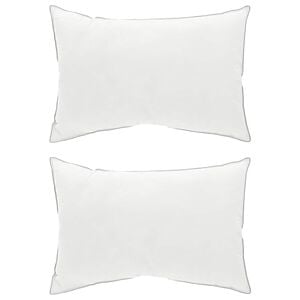 vidaXL Pillow 2 pcs 40 x 80 cm Australian Wool White