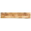 vidaXL Table Top 160x20x2,5 cm Live Edge Solid Wood Rough Mango