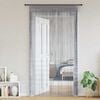 vidaXL String Curtains 2 pcs Light Grey 140x250 cm