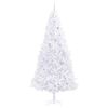 vidaXL Artificial Christmas Tree with Stand White 300 cm PVC and Steel