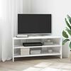 vidaXL Corner TV Cabinet White 102x40.5x45cm Engineered Wood