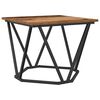 vidaXL Side Table Set 2 pcs Reclaimed Wood Engineered Wood and Steel