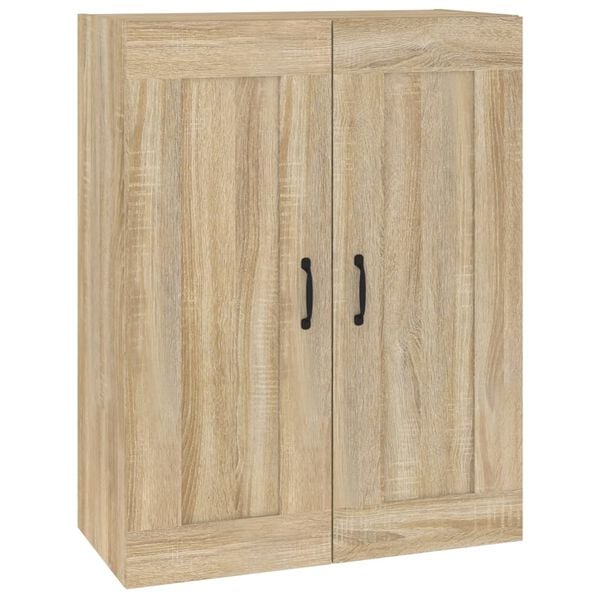 vidaXL Hanging Wall Cabinet Sonoma Oak 69.5x32.5x90 cm