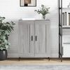 vidaXL Sideboard Grey Sonoma 69.5x34x90 cm Engineered Wood