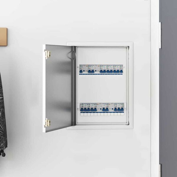 vidaXL Access Panel White 43.5 x 33 x 3 cm Steel