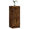 vidaXL Wall Mounted Cabinet Smoked Oak 34.5x34x90 cm Engineered Wood