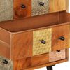 vidaXL Chest of Drawers 55x30x75 cm Solid Wood Acacia and Metal