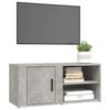 vidaXL TV Cabinets 2 pcs Concrete Grey 80x31.5x36 cm Engineered Wood