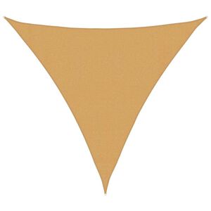 vidaXL Sunshade Sail 160 g/m&sup2; Triangular Sand 3.6x3.6x3.6 m HDPE