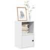 vidaXL Bookcase White 31x24x52 cm Engineered Wood