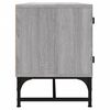 vidaXL TV Cabinet with Glass Doors Grey Sonoma 102x37x50 cm