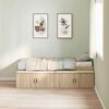vidaXL Bed Frame with Drawer Sonoma Oak 100 x 200 cm Engineered Wood