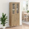 vidaXL Highboard Artisan Oak 69.5 x 34 x 180 cm