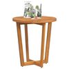 vidaXL Garden Side Table Round Ø70x75 cm Solid Wood Acacia