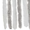 vidaXL Fly Curtain Light Grey and White 90x200 cm Chenille