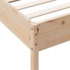 vidaXL Bed Frame without Mattress 100x200 cm Solid Wood Pine