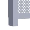 vidaXL Radiator Cover Anthracite 112x19x81.5 cm MDF