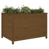 vidaXL Garden Raised Bed Honey Brown 119.5x82.5x78 cm Solid Wood Pine