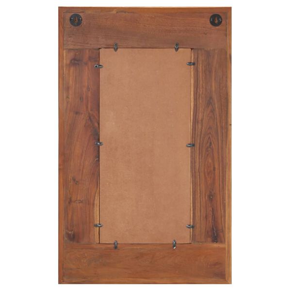 vidaXL Mirror with Buddha Cladding 50x80 cm Solid Reclaimed Wood