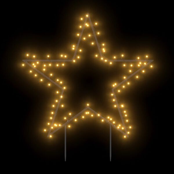 vidaXL Christmas Light Decoration with Spikes Star 115 LEDs 85 cm