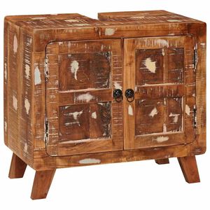 vidaXL Bathroom Cabinet Solid Reclaim wood and Engineered wood