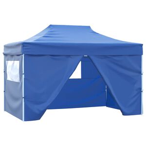 vidaXL Party Tent 291 x 431 x 315 cm Blue Oxford Fabric