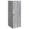 vidaXL Wall-Mounted Cabinet Grey Sonoma 33 x 34.5 x 90 cm