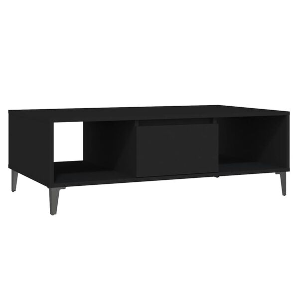 vidaXL Coffee Table Black 103.5x60x35 cm Engineered Wood