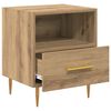 vidaXL Bedside Table Brown 40 x 35 x 47.5 cm Engineered Wood