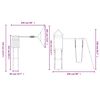 vidaXL Outdoor Playset Impregnated Wood Pine